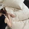 2 Juegos de Cama de Algodón Jacquard Grueso Ultrasuave Estilo Moderno Simple, Juego de Cuatro Piezas para Todas las Estaciones, Cama Individual/Doble Textil para el Hogar