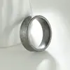 Anillo antiguo de plata de borde plano para hombre, simple, tendencia retro, Europa y Estados Unidos, popular transfronterizo, suministro Amazon Greek temu