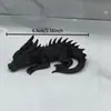 Adorno de dragón popular impreso en 3D transfronterizo: Momentos tranquilos y mágicos, perfectos para decoraciones de Pascua modernas.