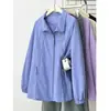 Chaqueta Cárdigan Versátil para Mujer Tallas Grandes 120 kg Colección Otoño Nueva Cortavientos a Medida 3D Cuello Alto 0973