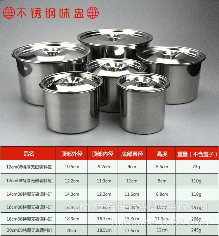 不锈钢味盅 详情 1