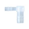 Reductor de Manguera 4x8mm L de Plástico Codo Articulación de Tubería de Agua Curva de 90 Grados Pagoda Grifo de PP Acuario