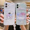 Géminis para funda de teléfono Apple 15 funda blanda de silicona para iPhone15promax 15pro transparente para mujer