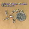 Plata de Ley S925 Dragón Pez Estilo Chino Antiguo Cuerda Trenzada Hecha a Mano Hebilla Conectora de Collar de Perlas Hebilla Accesorios DIY de Plata Tailandesa