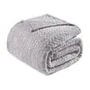Manta para Siesta de Oficina Manta de Espiga de Trigo Manta de Dormitorio Manta Suave Engrosada Cómoda Siesta Todas las Estaciones Franela Transfronteriza