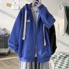Cardigã Estilo Americano Jaqueta Moletom Masculina Outono e Inverno 2026 Novo Moderno Versão Coreana Solto Estilo Hong Kong Marca da Moda Ins