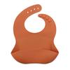 Babador grande transfronteiriço recém-nascido silicone babador fácil de limpar suprimentos para bebês babador à prova d'água