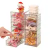 Caja de almacenamiento de scrunchies de intestino grueso caja de joyas para el cabello de niños caja de cuerdas para la cabeza de niña caja de joyas con pinzas para el cabello artefacto fuerte para escritorio de dormitorio