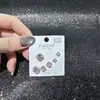 El Nuevo Set de Aretes de Múltiples Piezas de Lingshang Design es Ligero, Lujoso y Moderno, Versátil y Fresco y Dulce en Invierno, un Regalo para tu Novia y Mejor Amiga