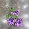 Jacaranda Simulado al por Mayor Planta Verde de Ingeniería Decoración de Arreglo Floral Patio Lila Flor Azul y Morado Accesorios de Fotografía