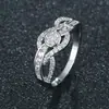 Estilo Coreano Personalidad Simple Conjunto de Anillo y Pulsera para Dama Brillante Micro Circonita Baño de Oro Real Suministro Directo de Fábrica