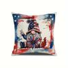 Venta caliente transfronteriza de Amazon serie Día de la Independencia funda de almohada de lino para el hogar ventas directas de fábrica