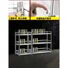 Soporte de Acero Inoxidable para Vasos de Agua de Empleados Estante de Almacenamiento Multicapa Estante de Almacenamiento de Vasos para Múltiples Personas en Sala de Descanso Gabinete de Tazas de Té para Empresa de Fábrica