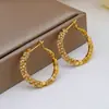 Pendientes con un Toque de Lujo Ligero, Incrustaciones Geométricas de Circonita, Pendientes de Aro Grandes de Estilo Europeo y Americano de Gama Alta, Accesorios de Oreja de Moda para el Día a Día