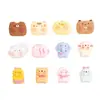 Accesorios para Joyería DIY Resina Dibujos Animados Simulación Animales Pequeños Pastel Crema Pegamento Imanes para Refrigerador Funda de Teléfono Pegatinas Accesorios