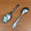 Talheres de Aço Inoxidável de Alta Qualidade, Jateados, Colher Comunal, Escumadeira Comunal, para Casa, Hotel, Restaurante, Cantina, Colher de Servir, Escumadeira de Servir