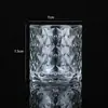 Portavelas Transparente Vacío Portavelas de Vidrio Adornos para la Atmósfera del Hogar Taza para Velas de Aromaterapia Taza Espesa para Velas