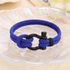 2022 transfronterizo Europa y Estados Unidos nuevo Milán cuerda acero inoxidable hebilla de herradura pulsera hombres Joker cuerda de mano joyería al por mayor