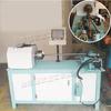 Máquina cortadora rotativa de tubo redondo de acero ordinario, máquina cortadora de tubo de metal tipo fresa madre, máquina cortadora automática de tubo redondo de acero inoxidable