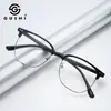 Gafas de media montura estilo halcón anti-luz azul de moda transfronterizas para hombres y mujeres gafas planas para mujeres en línea explosiones rojas retro al por mayor