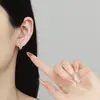 Pendientes de Zirconia con Forma de Estrella de Cinco Puntas Joyería para Orejas de Lujo Ligero Gama Alta para Mujer Tachuelas de Estrella de Plata de Ley 925 Accesorios de Nicho Regalo de Cumpleaños