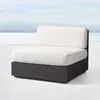 Nuevo sofá exterior de aluminio hecho a medida, juego de sofás impermeable y a prueba de sol para jardín y balcón, muebles de jardín