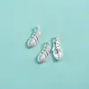 Prata Esterlina S925 Galvanizada Acessórios de Precisão Pingente de Pena Versão Coreana Estilo Ins Pulseira de Cristal Corrente de Clavícula com Pérola Pingente