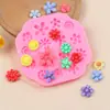 Molde de Silicone para Decoração de Flores de Fondant para Assar Flor Margarida Girassol Rosa Fondant Chocolate