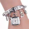 Nuevo reloj de pulsera de acero inoxidable para mujer de comercio exterior, fábrica, venta al por mayor en stock, moda europea y americana, reloj de pulsera LOVE