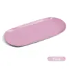 Bandeja Ovalada de Hojalata Bandeja de Almacenamiento Bandeja para Joyería Bandeja para Dulces Color Macarrón Estilo Ins Estilo Nórdico En Stock
