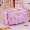 Estuche de Lápices de Capibara para Niñas de Primaria, de Aspecto Sofisticado, Estuche de Lápices de Gran Capacidad, Estuche de Lápices de Bolsa de Dolor para Niña Estudiante de Secundaria