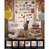 Montaje de Escena de Cumpleaños Decoraciones con Globos para Niña de 2 Años, Ambiente de Fiesta Ceremonial, Accesorios para Fotos para Niño de 3 Años