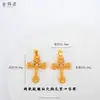 Corrente de Clavícula Shajin Kro Cruz de Diamante Flamejante com Colar de Diamante Estilo Ins Versátil Hip-hop Luxo Leve Corrente de Mão para Clavícula