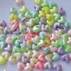 Cuentas redondas corazón de melocotón estrella de cinco puntas color perla de imitación accesorios para ropa y cabello material de bricolaje accesorios para joyería hecha a mano cuentas sueltas