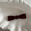 Horquilla roja de alta calidad con textura, accesorios para el cabello con ambiente festivo de Año Nuevo, elegante pinza de tiburón, pinza de agarre, accesorios para el cabello, nuevo estilo