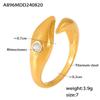 Anillo de Diseño Nicho Garra de Escorpión Marino Nuevo Europeo y Americano para Mujer Lujo Ligero Gama Alta Diamante Brillante Apertura Ajustable Anillo para Mujer