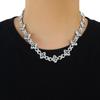 Collar de Trébol de Cuatro Hojas Colorido con Circonita, Estilo Hip-Hop Europeo y Americano, Moderno, Genial, Elegante, Cadena de Accesorio Unisex de Alta Gama 5A