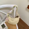 Bolso Texturizado de Alta Gama para Mujer con Gran Capacidad, Nuevo Bolso Cruzado de Diseño de Nicho Primavera/Verano 2026, Bolso Tipo Dumpling Vintage para el Día a Día