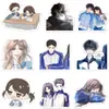 160 Adesivos Novos Feitos por Fãs Anime Zhou Huan Qin Yi Bo Shen Adesivos Decorativos à Prova d'Água de Alto Valor