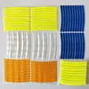 Pegatina reflectante para rueda de coche pegatina de advertencia para modificación de llanta pegatina para carrocería de coche tira de goma suave limpiaparabrisas para borde de rueda pegatinas decorativas suministros