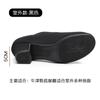 Zapatos de Baile Latino para Adultos, Zapatos de Entrenamiento Corporal para Mujer, Zapatos de Profesor, Zapatos de Baile Cuadrado, Zapatos de Baile de Tela Oxford, Tacones Altos