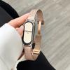 Adecuado para Correa de Reloj Xiaomi Mi Band 10/8/9 7Nfc Espiga de Trigo Milanés Magnético Moda Pulsera Inteligente Deportiva de Repuesto