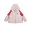 Chamarra con Capucha a Prueba de Viento para Niñas Wulibu Yi Personalizada con Bordado de Animalitos