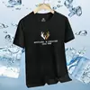 Camiseta Masculina de Malha de Seda Gelada de Verão Respirável de Secagem Rápida Mais Fácil de Combinar Top Esportivo Respirável de Manga Curta Manga Curta 1/2 Peças