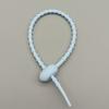 21.5cm Llavero Accesorio Atadura de Cable de Silicona de Colores Correa de Cordón de Silicona para Bolso de Muñeca Transfronterizo