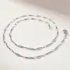 Nuevo Precio Especial Cadena Cubana para Hombre Moderna Color Acero Collar de Acero al Titanio a la Moda Alta Calidad Conservación del Color Cadena Hip-Hop Europea y Americana