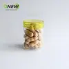 Botella de plástico transparente de 240 ml frasco para regalo frasco sellado grado alimenticio para mascotas frasco de plástico para frutos secos caja de plástico redonda