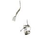 Venta al por mayor de joyería de plata Dongdaemun Corea S925 Plata de Ley Candado de Corazón Collar Creativo Simple Diseño de Nicho Ins