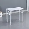 Estante de Almacenamiento de Pared, Mesa Larga Estrecha, Escritorio Pequeño de Oficina, Mesa Plegable Simple para Exteriores, Mesa de Estudio para Estudiantes en Casa, Mesa de Bar