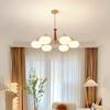 Lustre Persimmon Creme Lâmpada Principal da Sala de Estar Estilo Simples Moderno Quarto Sala de Jantar Lâmpada Lâmpadas de Celebridade da Internet Francesas de Meio Antigo